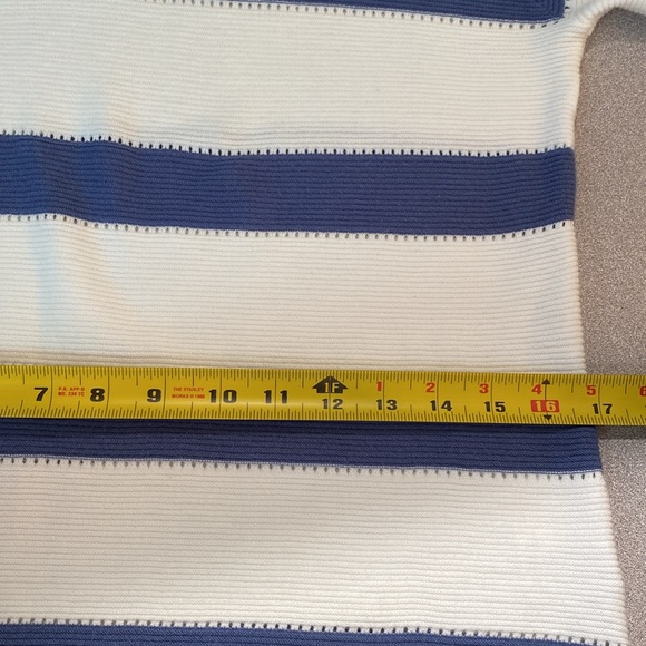 Hilary Radley - striped knit sweater. Size M - Picture 9 of 11